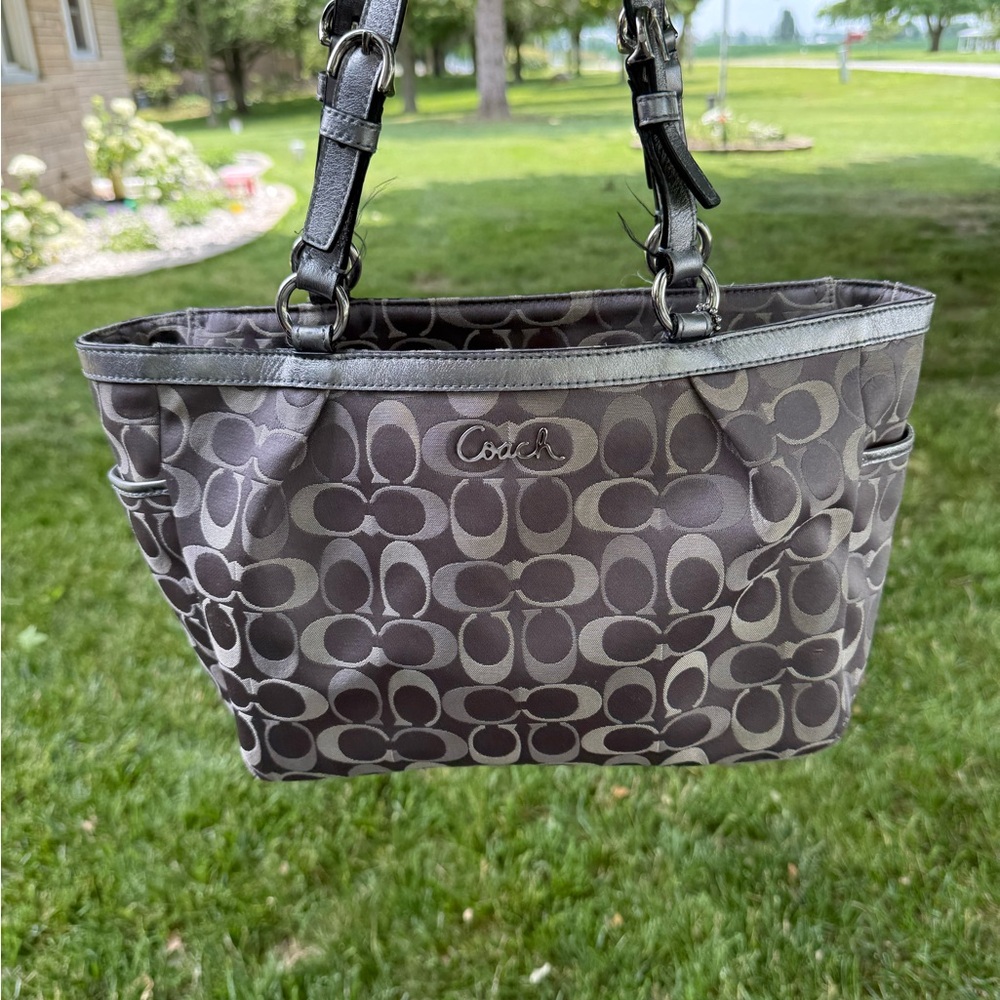 Coach Signature Classic Double Handle Satchel